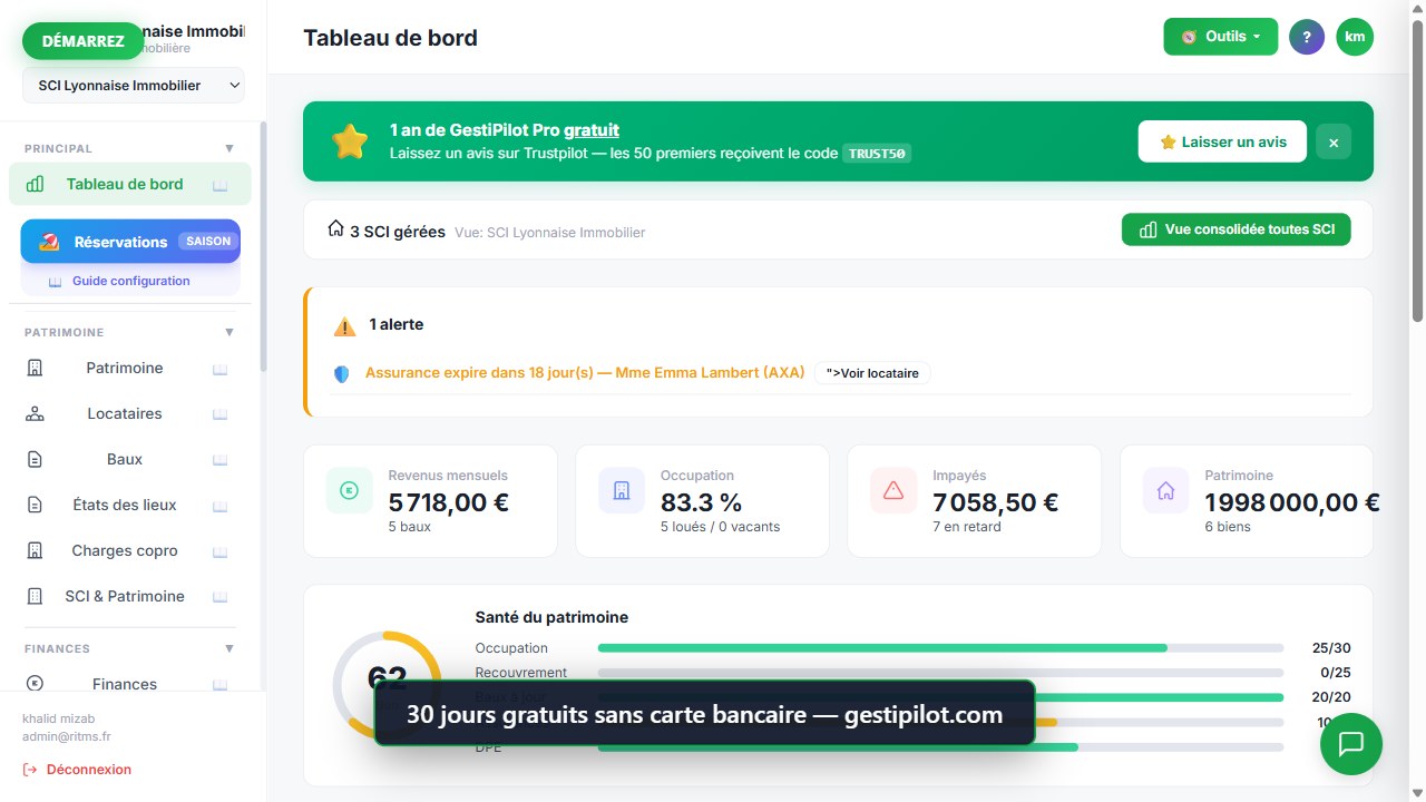 30 jours gratuits sans CB